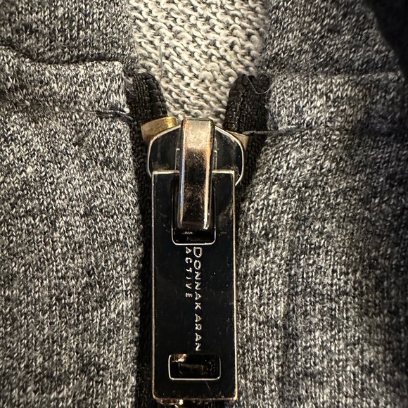 Donna Karan Charcoal Zip-Up Hoodie - Picture 2 of 16